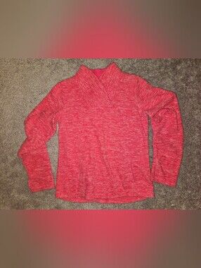 Hot Pink Fleece With Shawl Collar